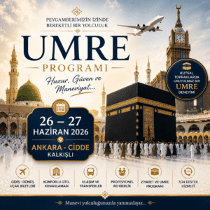26 - 27 Haziran Umre Turu